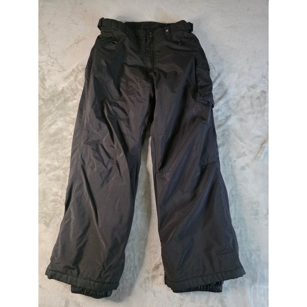 Polar Edge Snow Pants Men XXL Black Silver Series Water Resistant Ski Winter
